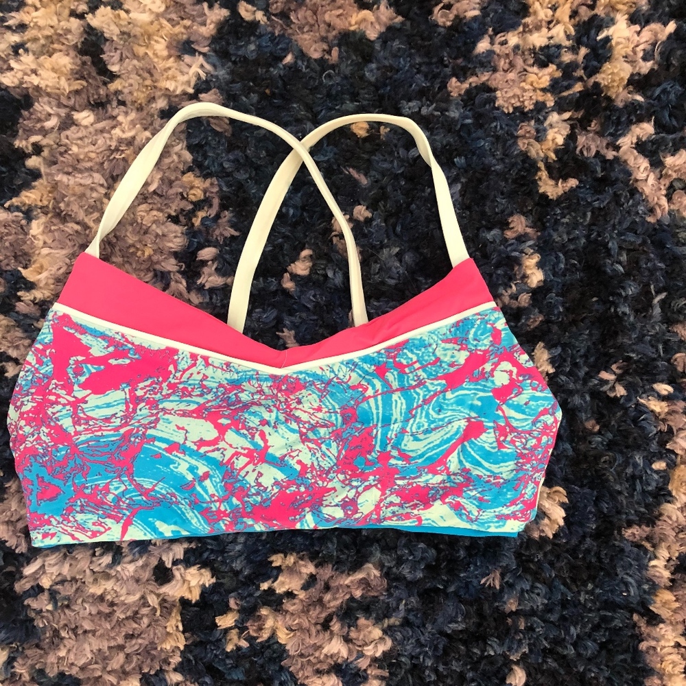 Ivivva Splatter Print Sports Bra